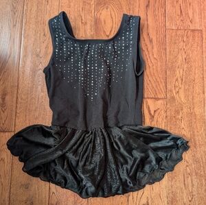 Cat & Jack Girl's Black Tank Leotard Dance Ballet Size 8